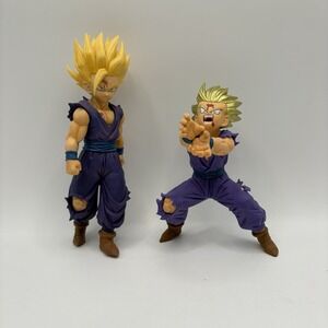 Set Of 2 Dragon Ball Super Saiyan Gotenks Action Figure Dynamic Pose